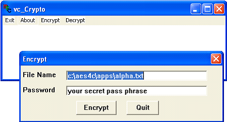 MarshallSoft Delphi AES Library screenshot MarshallSoft Delphi AES Library screenshot