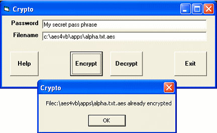 Add strong 256-bit AES Encryption/Decryption to Visual FoxPro applications.