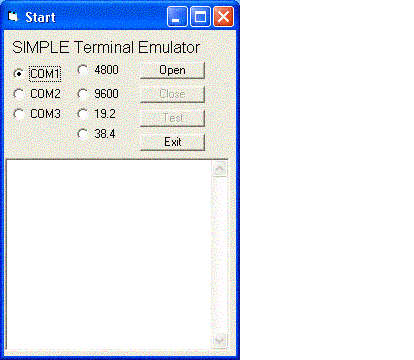 Screenshot of Windows Std Serial Comm Lib for C/C++ 4.2